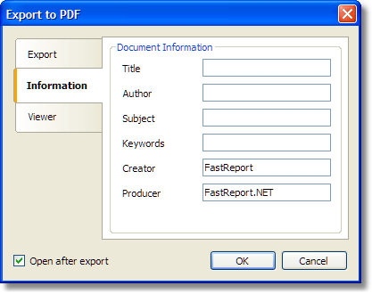 fastreport,报表,导出格式,fastreport报表格式,PDF