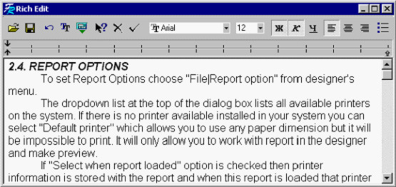 RichText对象,RTF,FastReport,TextObject,文本格式,报表